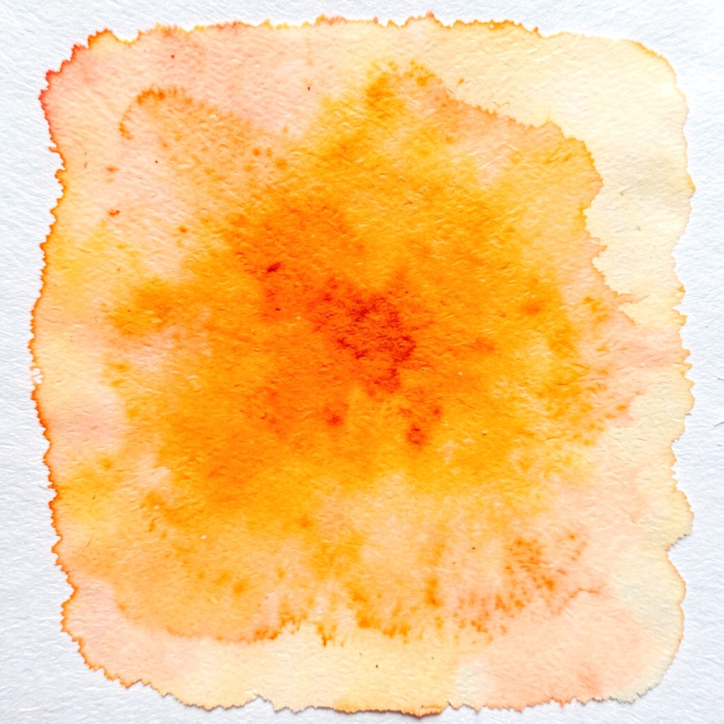 A soft watercolour wash in muted lavender and warm cream tones, suggesting an open book or letter on a desk